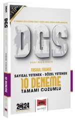 Yargı 2024 DGS VIP Fasikül 10 Deneme Çözümlü Yargı Yayınları