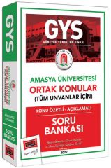 Yargı 2022 GYS Amasya Üniversitesi Tüm Ünvanlar İçin Ortak Konular Konu Özetli Soru Bankası Görevde Yükselme Yargı Yayınları