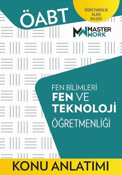 Master Work ÖABT Fen Bilimleri Öğretmenliği Konu Anlatımı Master Work Yayınları