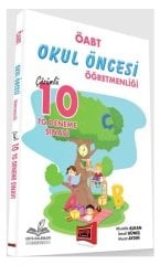 SÜPER FİYAT Yargı ÖABT Okul Öncesi Öğretmenliği TG 10 Deneme Sınavı Yargı Yayınları