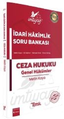 Temsil 2024 İdari Hakimlik Ceza Hukuku Genel Hükümler İMTİYAZ Soru Bankası Çözümlü - Metin Kaya Temsil Yayınları