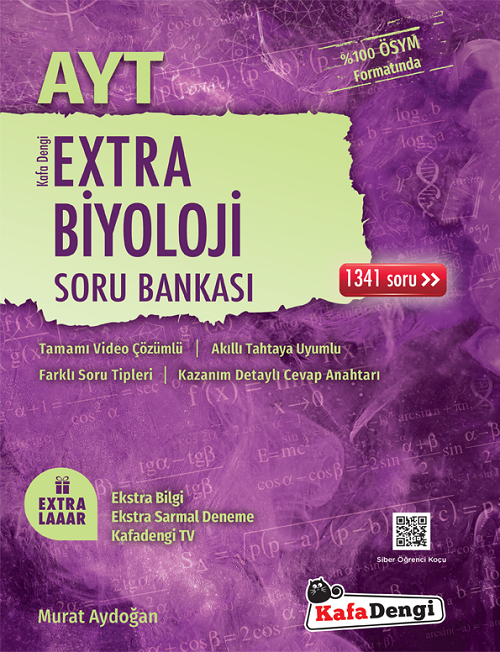 Kafadengi YKS AYT Biyoloji Extra Soru Bankası Kafadengi Yayınları