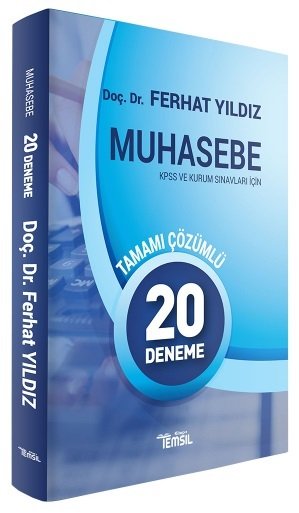 Temsil Yayınları KPSS A Muhasebe 20 Deneme Çözümlü Temsil Yayınları