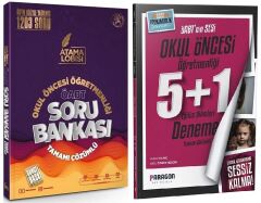 SÜPER FİYAT Atama Lobisi ÖABT Okul Öncesi Soru + Paragon 5 Deneme 2 li Set Atama Lobisi + Paragon Yayınları