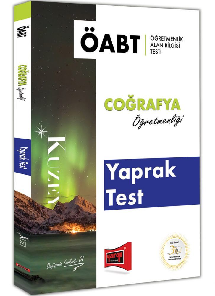 Yargı 2019 ÖABT KUZEY Coğrafya Öğretmenliği Yaprak Test Yargı Yayınları