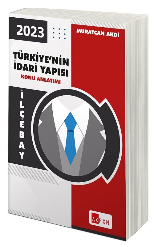 Akfon 2023 Kaymakamlık Türkiye'nin İdari Yapısı İLÇEBAY Konu Anlatımı - Muratcan Akdi Akfon Yayınları