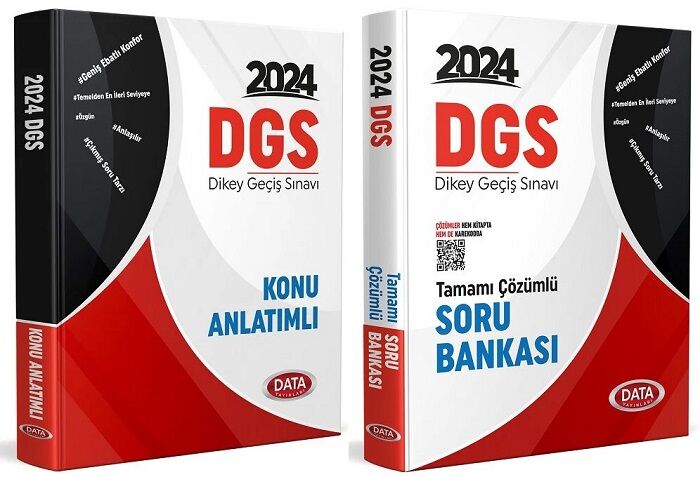 Data 2024 DGS Konu + Soru 2 li Set Data Yayınları