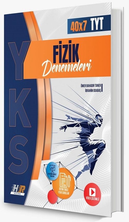 Hız ve Renk YKS TYT Fizik 40x7 Deneme Hız ve Renk Yayınları