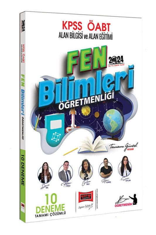 Yargı 2024 ÖABT Fen Bilimleri Öğretmenliği 10 Deneme Çözümlü Yargı Yayınları