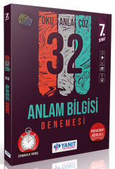 Yanıt 7. Sınıf Anlam Bilgisi Oku Anla Çöz 32 Deneme Video Çözümlü Yanıt Yayınları