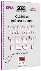 Yargı 2023 KPSS Eğitim Bilimleri Ölçme ve Değerlendirme Yaprak Test Çek Kopart Yargı Yayınları