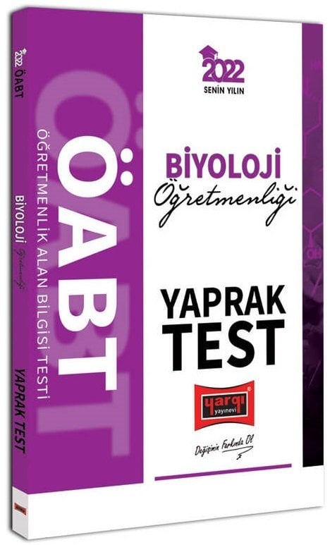 Yargı 2022 ÖABT Biyoloji Öğretmenliği Yaprak Test Yargı Yayınları