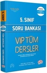 Editör 5. Sınıf VIP Tüm Dersler Soru Bankası Mavi Kitap Editör Yayınları
