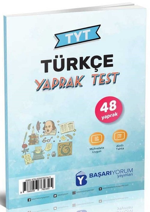 Başarıyorum YKS TYT Türkçe 48 Yaprak Test Başarıyorum Yayınları