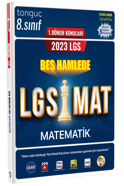 Tonguç 2023 8. Sınıf LGS Matematik 5 Hamlede 1. Dönem Konuları Tonguç Akademi
