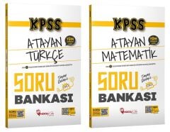 Hoca Kafası KPSS Türkçe+Matematik Atayan Soru Bankası 2 li Set Hoca Kafası Yayınları