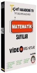 Tasarı TYT DGS KPSS ALES MSÜ Matematik Sayılar Video Ders Notları - Cem Öztürk Tasarı Yayınları