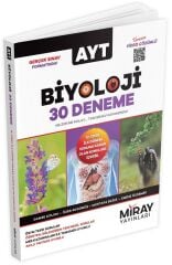 Miray YKS AYT Biyoloji 1. Dönem 30 Deneme Video Çözümlü Miray Yayınları