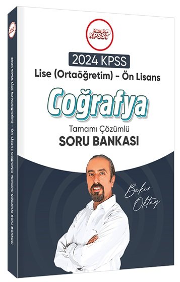 Hangi KPSS 2024 KPSS Lise Ortaöğretim Ön Lisans Coğrafya Soru Bankası Çözümlü - Bekir Oktay Hangi KPSS Yayınları