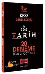 Yargı 2022 KPSS Tarih %100 20 Deneme Çözümlü Yargı Yayınları