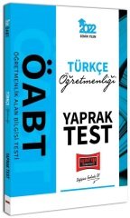 Yargı 2022 ÖABT Türkçe Öğretmenliği Yaprak Test Yargı Yayınları