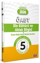 Data 2024 ÖABT Din Kültürü Öğretmenliği Orijinal 5 Deneme Çözümlü Data Yayınları