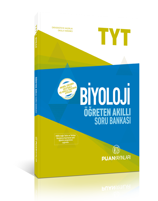 Puan YKS TYT Biyoloji Akıllı Öğreten Soru Bankası Puan Yayınları