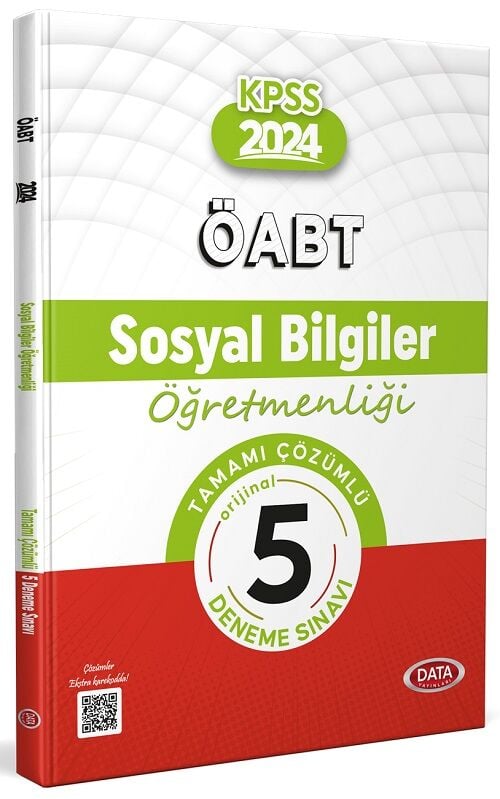 Data 2024 ÖABT Sosyal Bilgiler Öğretmenliği 5 Deneme Çözümlü Data Yayınları