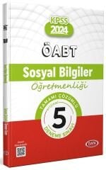 Data 2024 ÖABT Sosyal Bilgiler Öğretmenliği 5 Deneme Çözümlü Data Yayınları