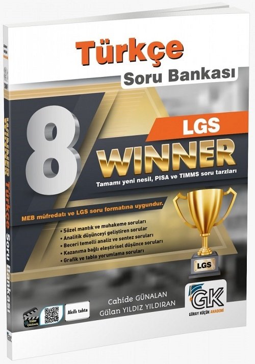 Gür 8. Sınıf LGS Türkçe Winner Soru Bankası Gür Yayınları