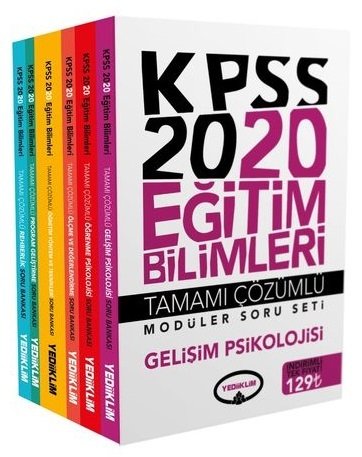 Yediiklim 2020 KPSS Eğitim Bilimleri Soru Bankası Çözümlü Modüler Set Yediiklim Yayınları