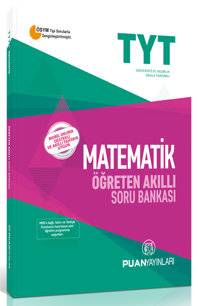 SÜPER FİYAT Puan YKS TYT Matematik Akıllı Öğreten Soru Bankası Puan Yayınları