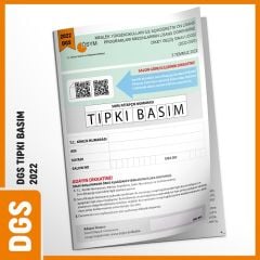 İnformal DGS 2022 Sınavı Tıpkı Basım Türkiye Geneli Deneme Çözümlü İnformal Yayınları