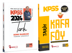 Hoca Kafası KPSS Tarih Kafa Föy Konu + Soru 2 li Set - Onur Yurdakul Hoca Kafası Yayınları