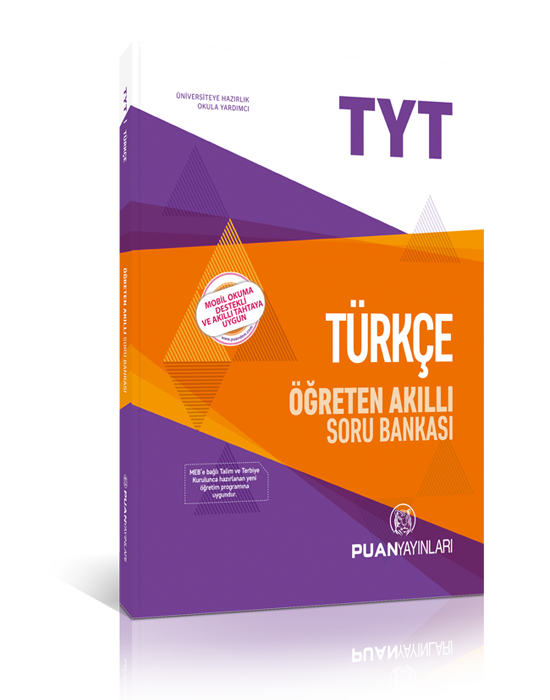 Puan YKS TYT Türkçe Akıllı Öğreten Soru Bankası Puan Yayınları