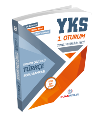 Puan YKS TYT Türkçe Soru Bankası Çözümlü Puan Yayınları