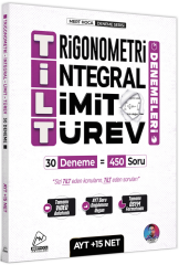 Mert Hoca YKS AYT Trigonometri, İntegral, Limet ve Türev 30 Deneme Mert Hoca Yayınları