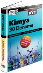 Aydın YKS AYT Kimya 30 Deneme Video Çözümlü Aydın Yayınları