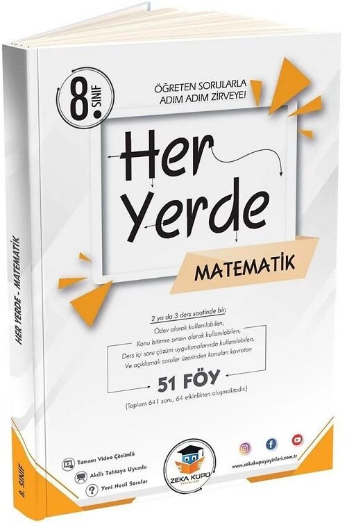Zeka Küpü 8. Sınıf Her Yerde Matematik 51 Föy Zeka Küpü Yayınları
