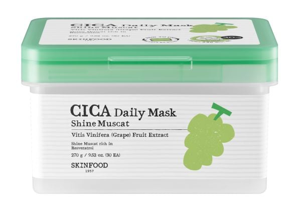 Skinfood Shine Muscat CICA Daily Mask 30ea