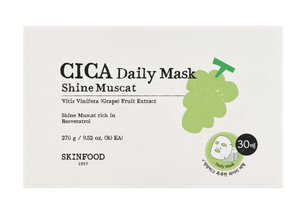Skinfood Shine Muscat CICA Daily Mask 30ea