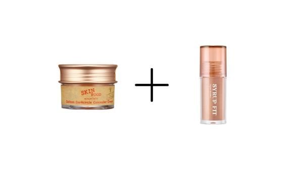 Skinfood Salmon Concealer (No:1) + SF Blusher #2 (Hazelnut)