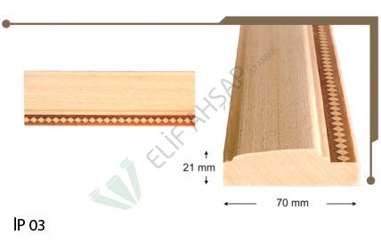 İP03  70mm Baklava Profil