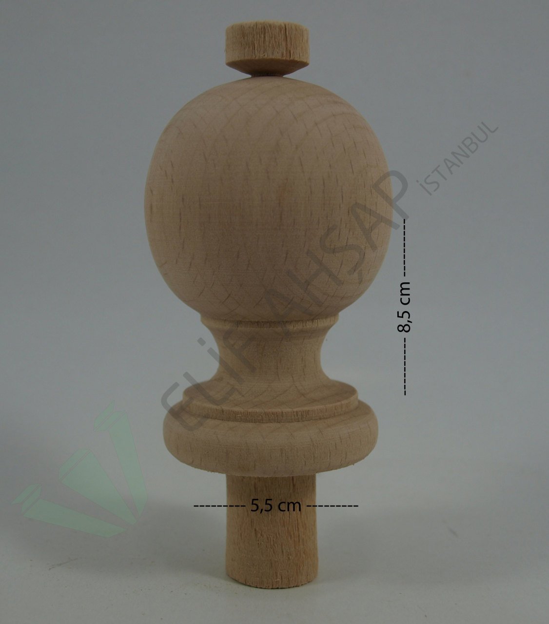 85x55 mm Ahşap Topuz