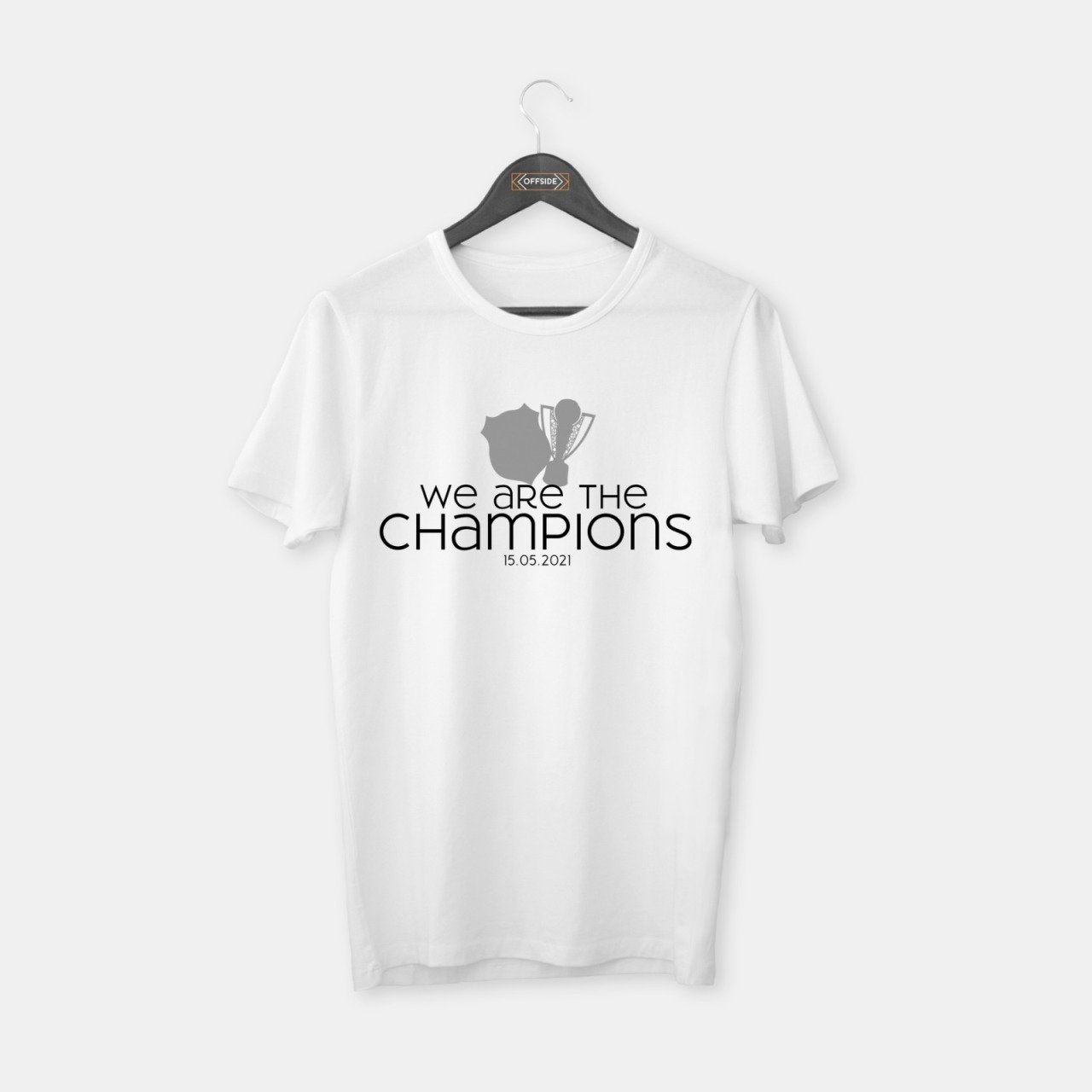 We are the Champions T shirt Beyaz XXL