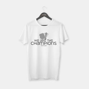 We are the Champions T-shirt Beyaz - XXL