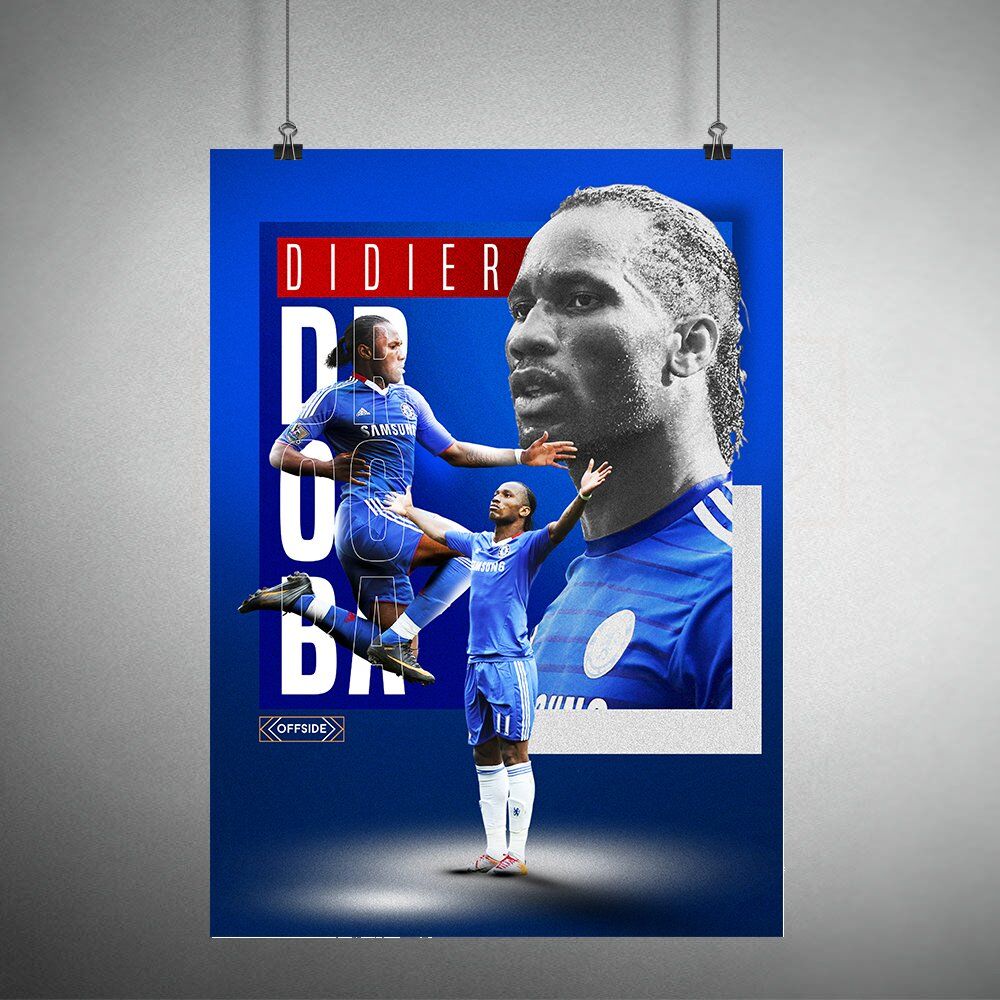 Drogba Chelsea Poster