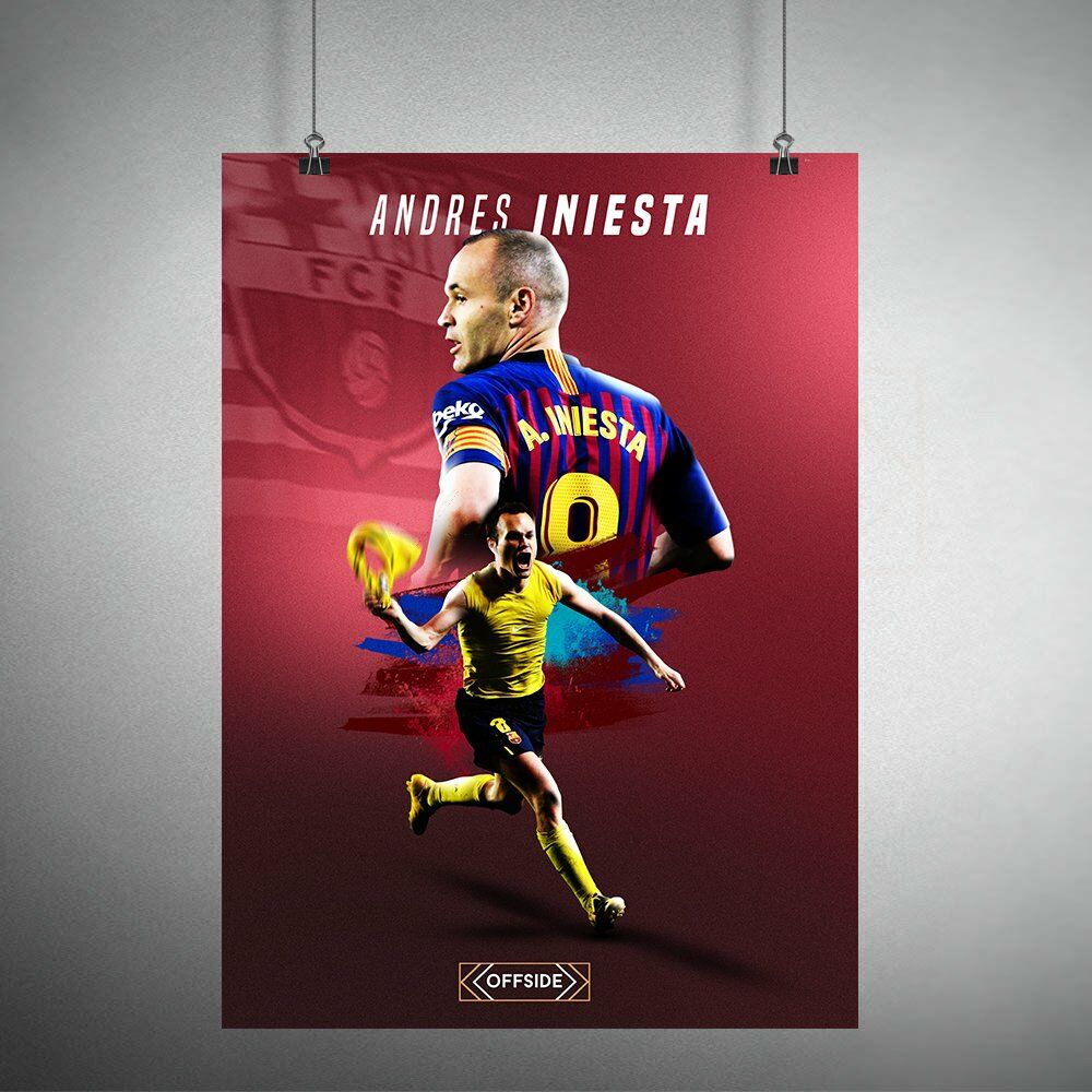 Iniesta Poster