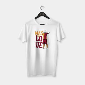 Mauro Icardi (Sarı Saçlı Çizim) T-shirt Beyaz - S