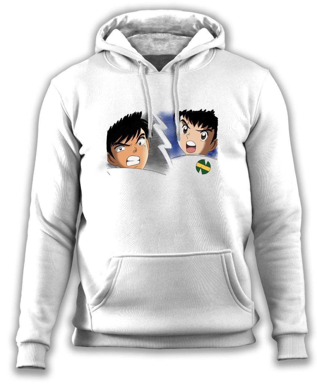 Tsubasa & Hyuga Sweatshirt Beyaz - M